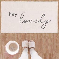 Måtte “Hey Lovely” 67 x 120 cm