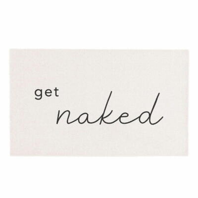 Måtte “Get Naked” 67 x 120 cm