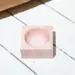 Marmor blok skål – pink